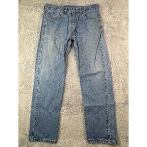 Levis 505 Men's 36x32 (36x29.5) Regular Straight American Workwear Jeans